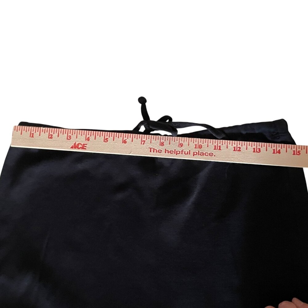 Vintage Y2K Black Mixed-Media Tiered Maxi Skirt – Size S - Picture 3 of 6